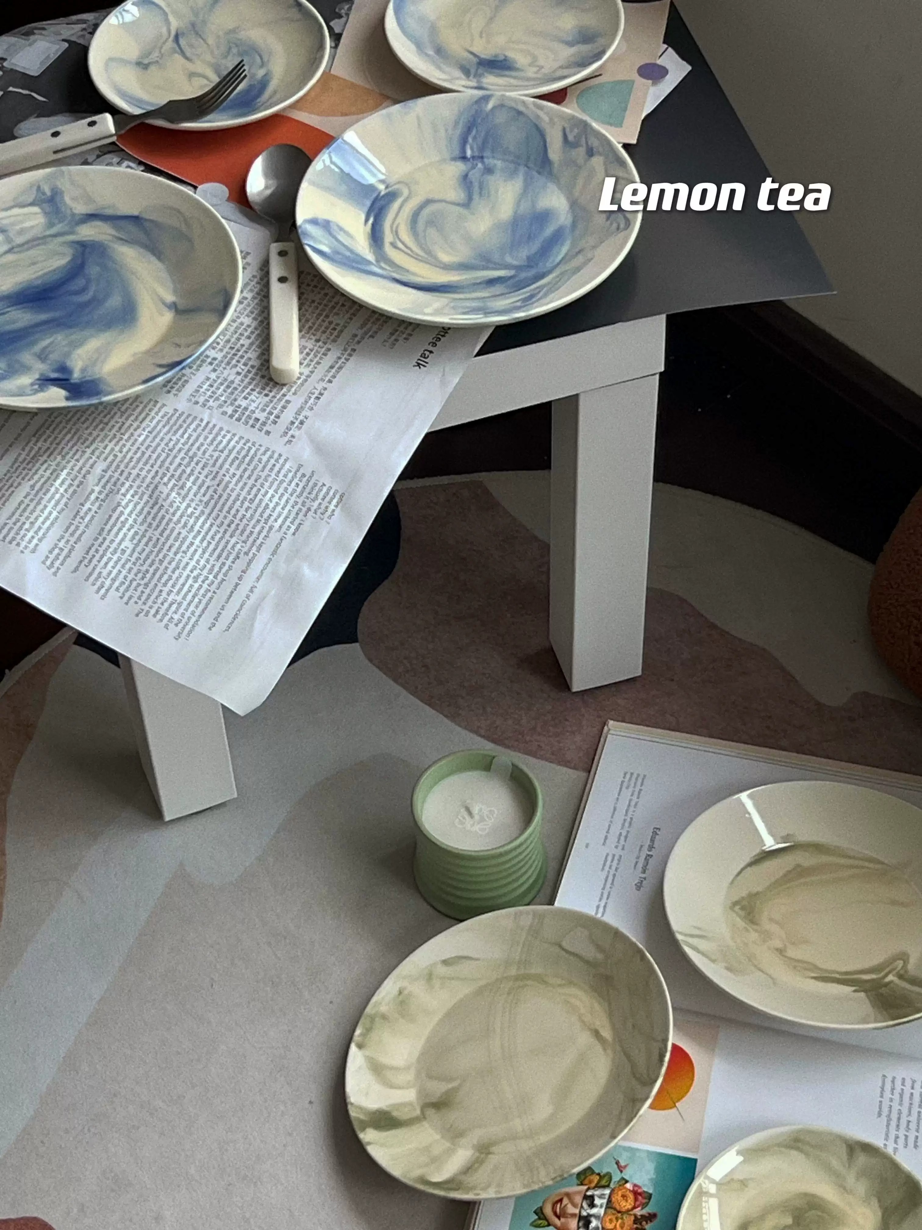 Nordic Artisan Ceramic Minimalist Ceramic Plate — photo 3