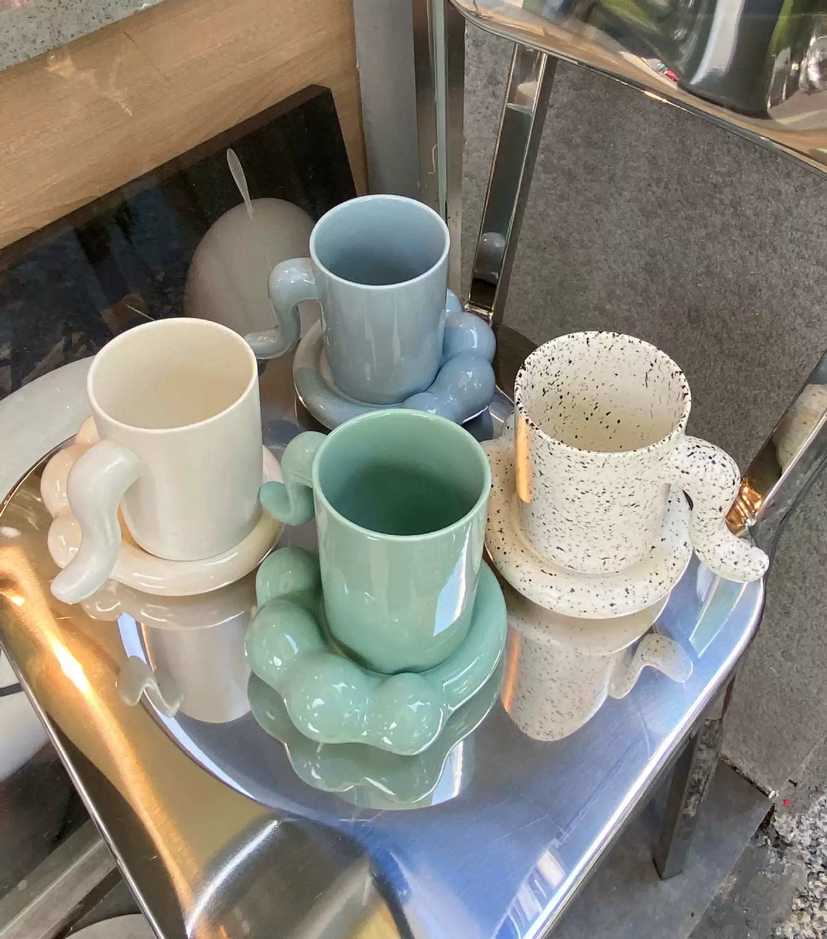 Nordic Mug Artisan Ceramic Gift Set