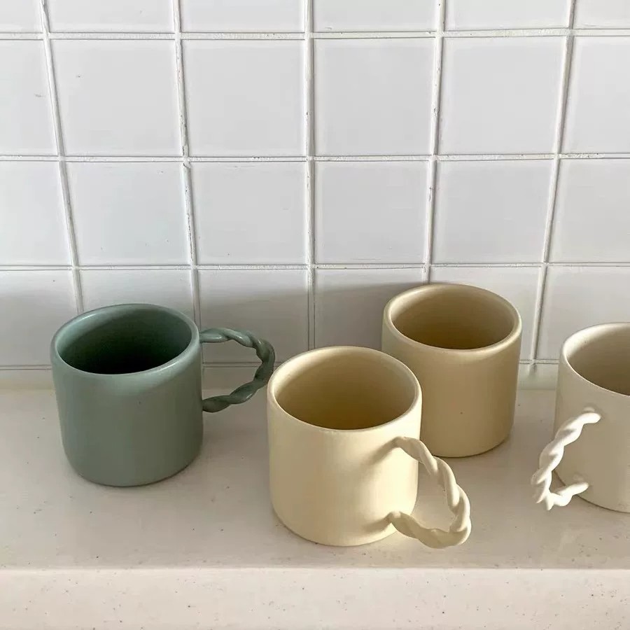 Nordic Ceramic Mug Artisan Coffee Mug