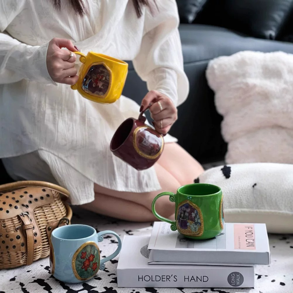 Nordic Ceramic Coffee Mug Handmade