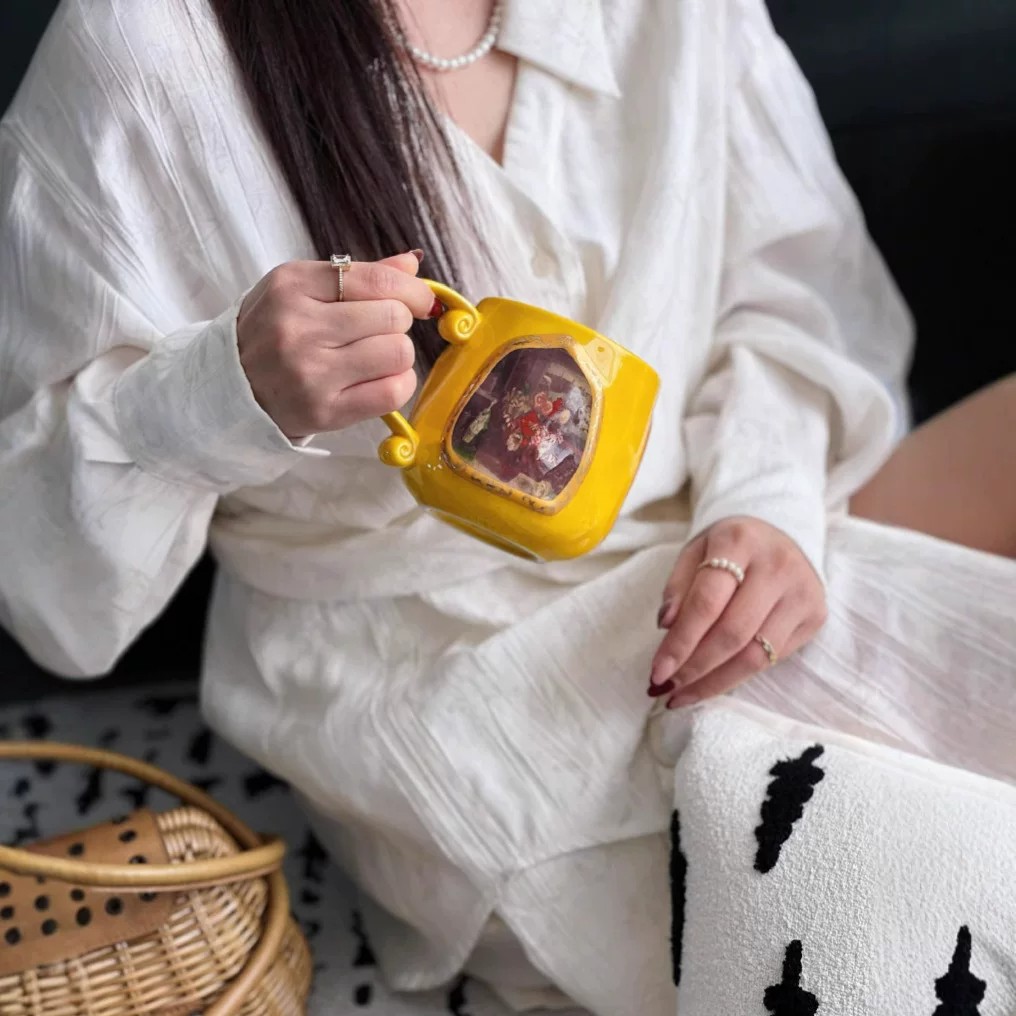 Nordic Ceramic Coffee Mug Handmade — photo 2