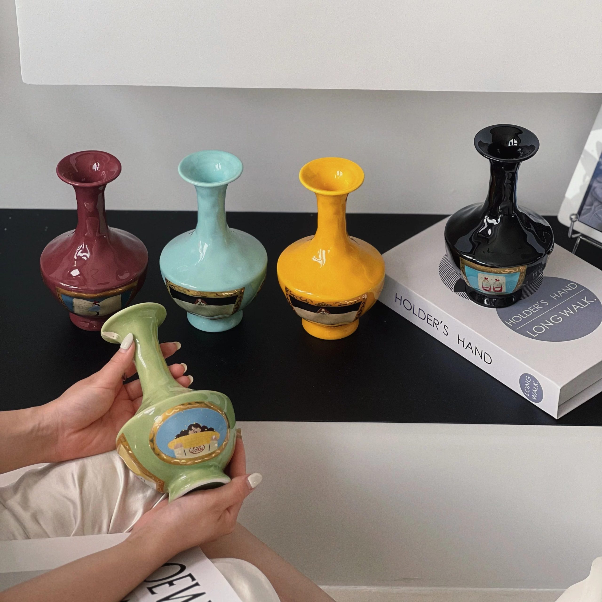 Nordic Ceramic Vase Handmade